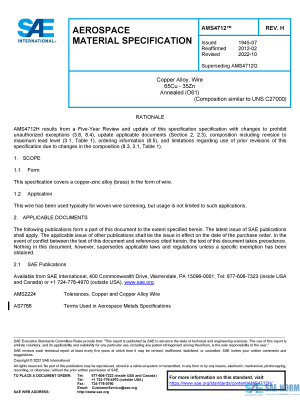 SAE AMS 4712 Series PDF
