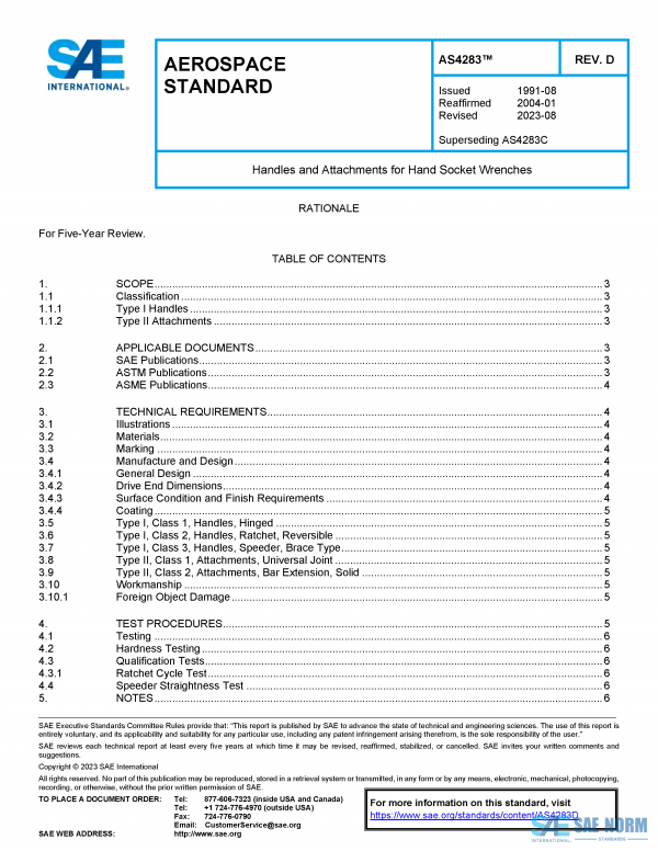 SAE AS 4283 Series PDF