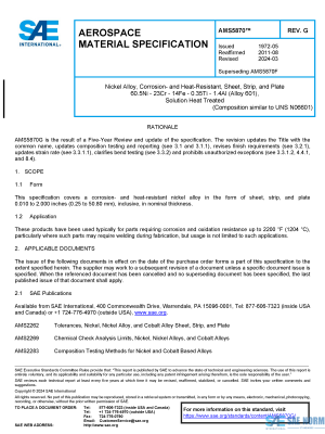 SAE AMS 5870 Series PDF