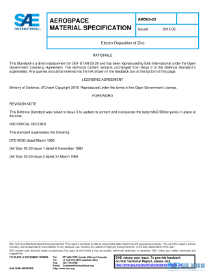 SAE AMS 03_20 Series PDF