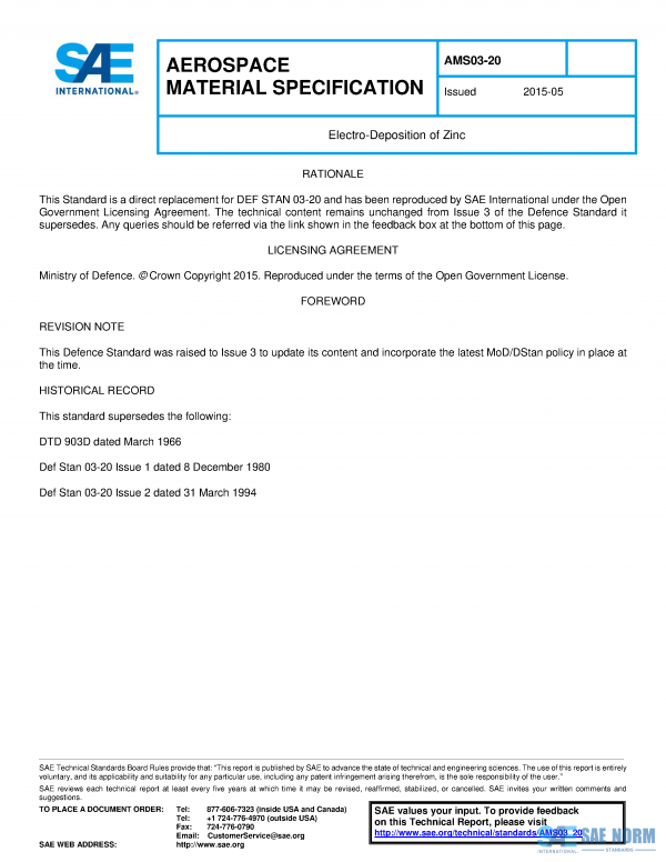 SAE AMS 03_20 Series PDF