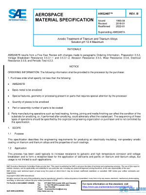 SAE AMS 2487 Series PDF