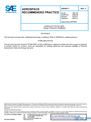 SAE ARP 693 Series PDF