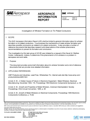 SAE AIR 5444 Series PDF