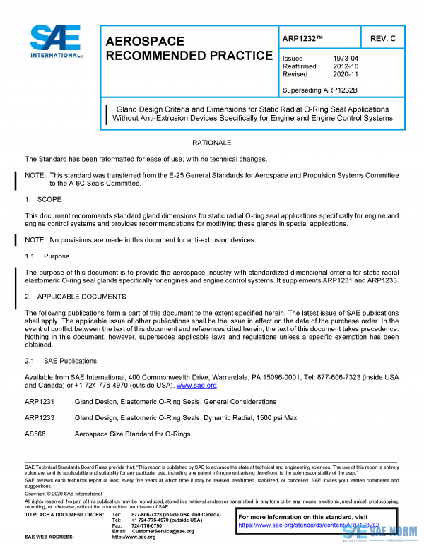 SAE ARP 1232 Series PDF