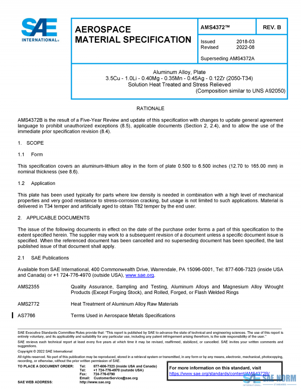 SAE AMS 4372 Series PDF