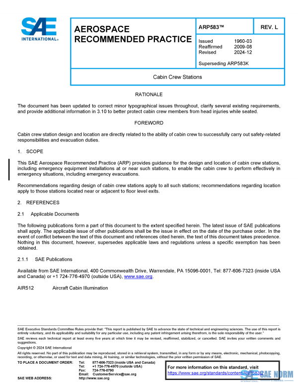 SAE ARP 583 Series PDF