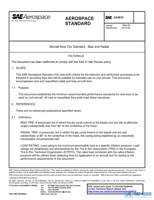 SAE AS 4833 Series PDF