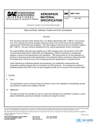 SAE AMST 6841 Series PDF