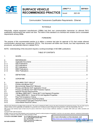 SAE J 2962-3 Series PDF