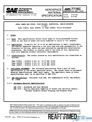 SAE AMS 7716 Series PDF