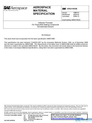 SAE AMS 3100/2 Series PDF