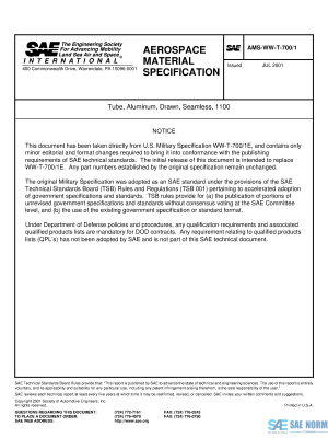 SAE AMSWWT 700/1 Series PDF