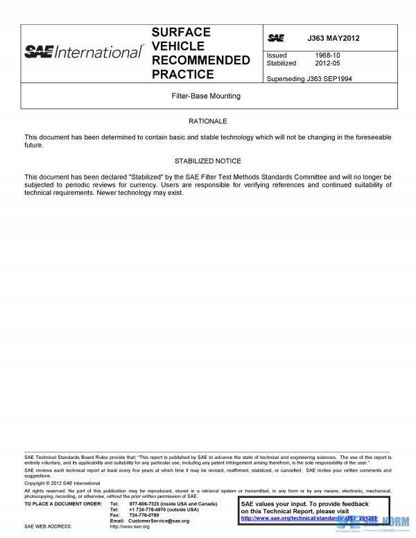 SAE J 363 Series PDF