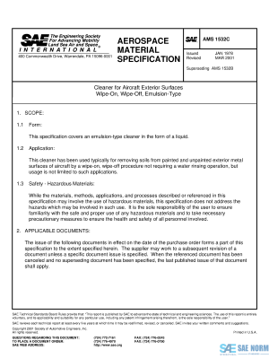 SAE AMS 1532 Series PDF