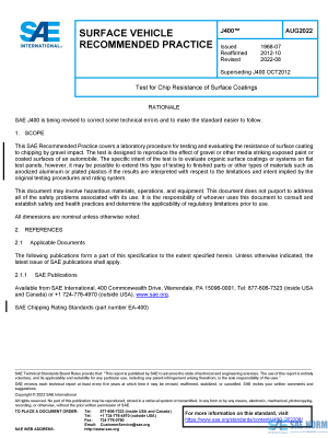 SAE J 400 Series PDF