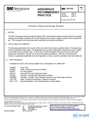 SAE ARP 1967 Series PDF