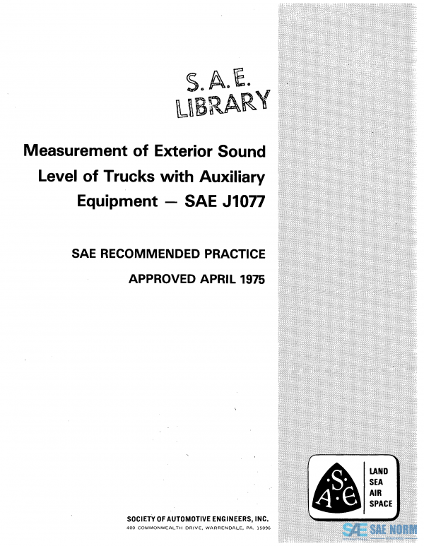 SAE J 1077 Series PDF
