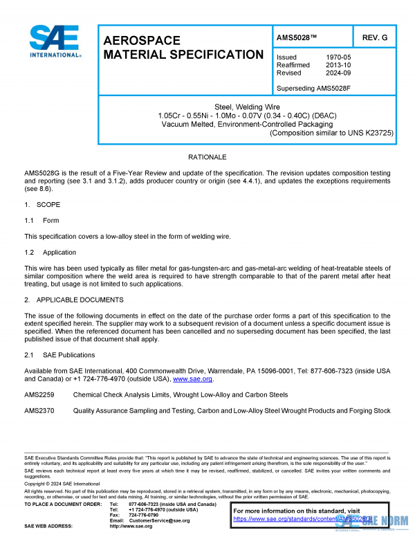 SAE AMS 5028 Series PDF