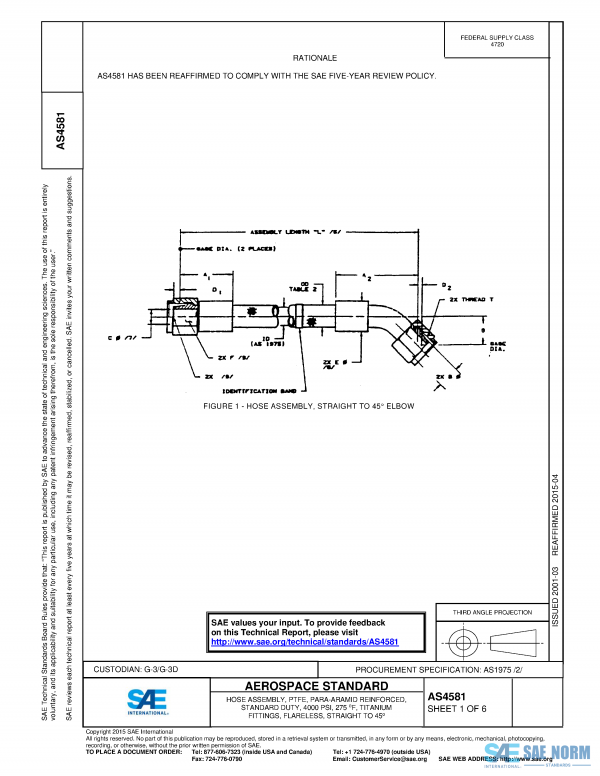 SAE AS 4581 Series PDF