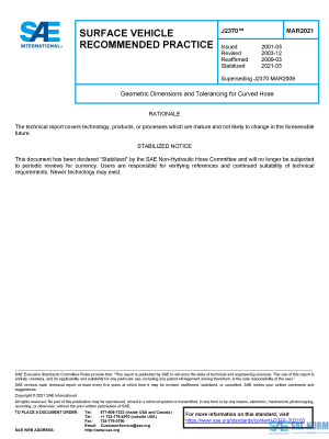 SAE J 2370 Series PDF