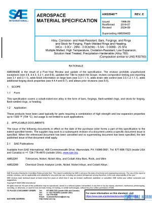 SAE AMS 5940 Series PDF