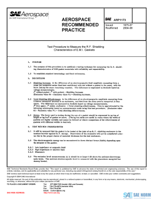 SAE ARP 1173 Series PDF