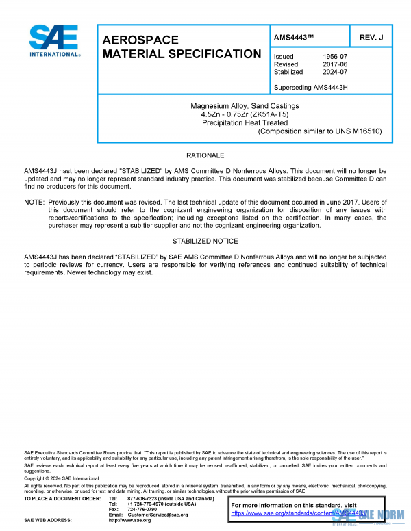 SAE AMS 4443 Series PDF