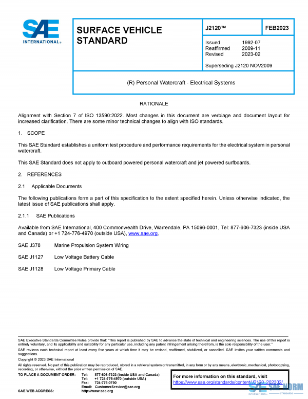 SAE J 2120 Series PDF