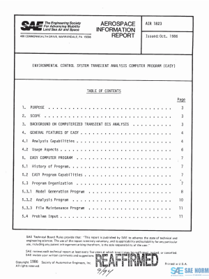 SAE AIR 1823 Series PDF