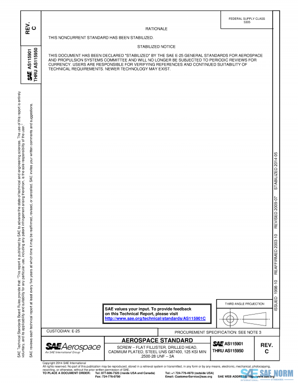 SAE AS 115901 Series PDF