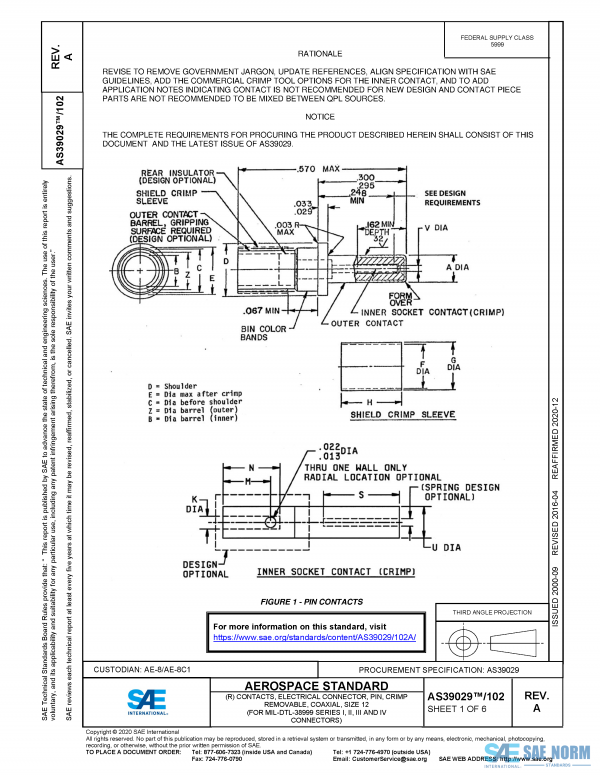 SAE AS 39029/102 Series PDF