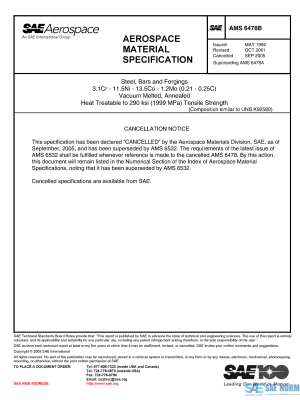SAE AMS 6478 Series PDF