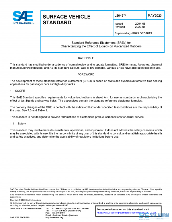 SAE J 2643 Series PDF