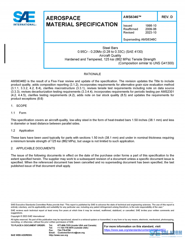 SAE AMS 6346 Series PDF