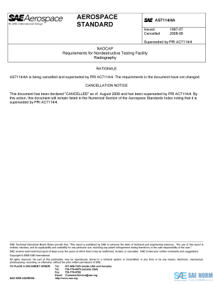 SAE AS 7114/4 Series PDF
