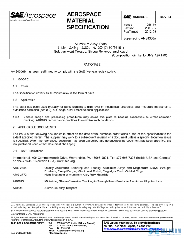 SAE AMS 4306 Series PDF
