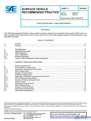 SAE J 1698/1 Series PDF