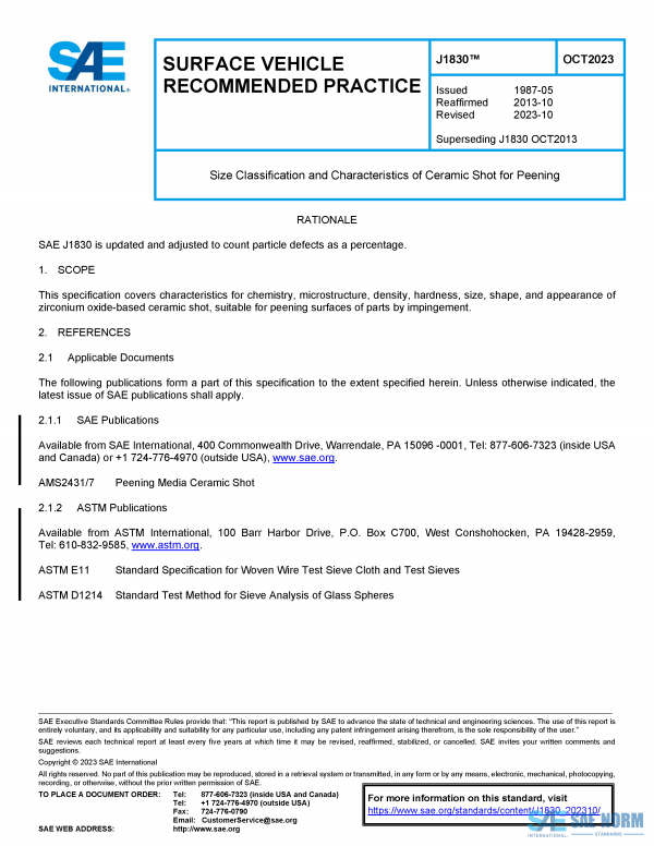 SAE J 1830 Series PDF