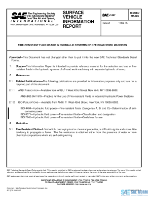 SAE J 1447 Series PDF