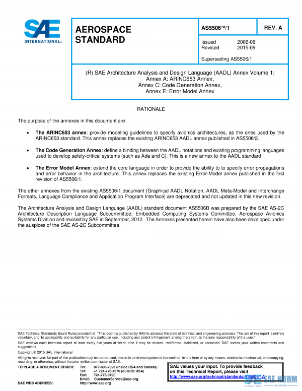 SAE AS 5506/1 Series PDF