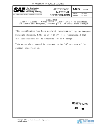 SAE AMS 6379 Series PDF