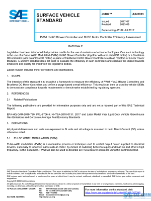 SAE J 3109 Series PDF