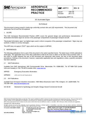 SAE ARP 711 Series PDF