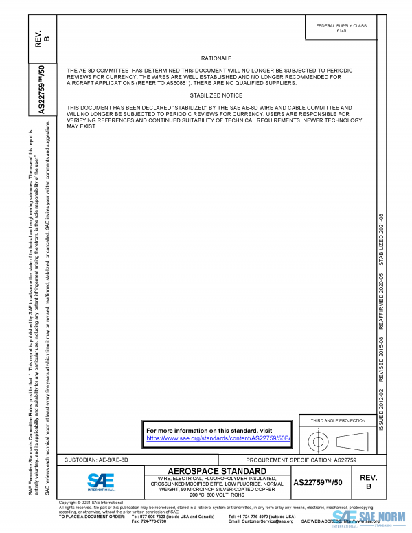 SAE AS 22759/50 Series PDF