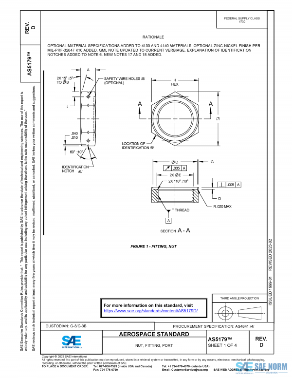SAE AS 5179 Series PDF
