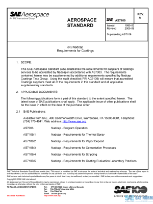 SAE AS 7109 Series PDF