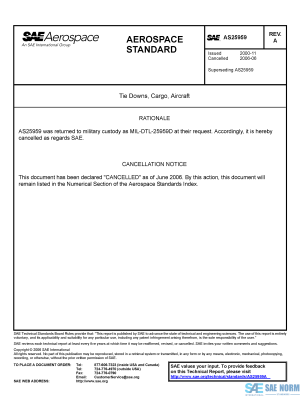 SAE AS 25959 Series PDF