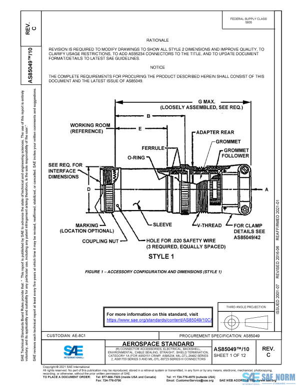 SAE AS 85049/10 Series PDF