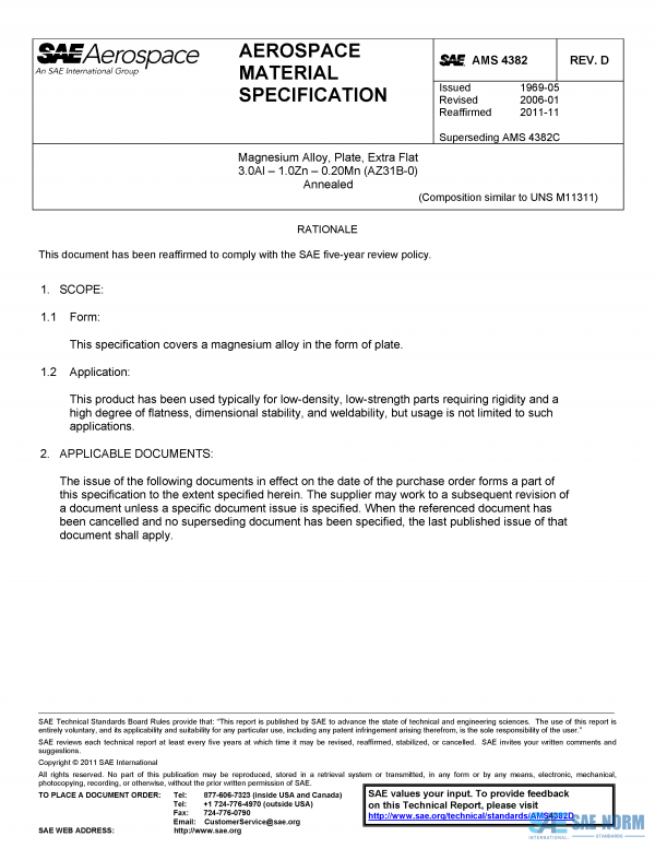 SAE AMS 4382 Series PDF